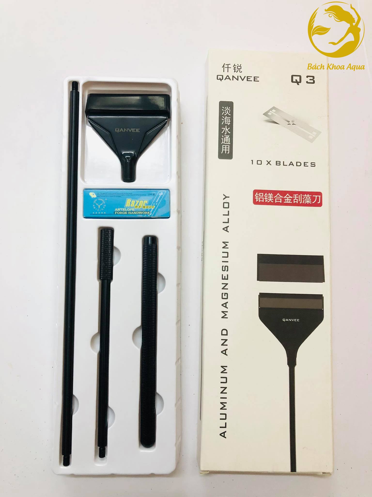Dao cạo rêu Inox Qanvee Q1 - Q3